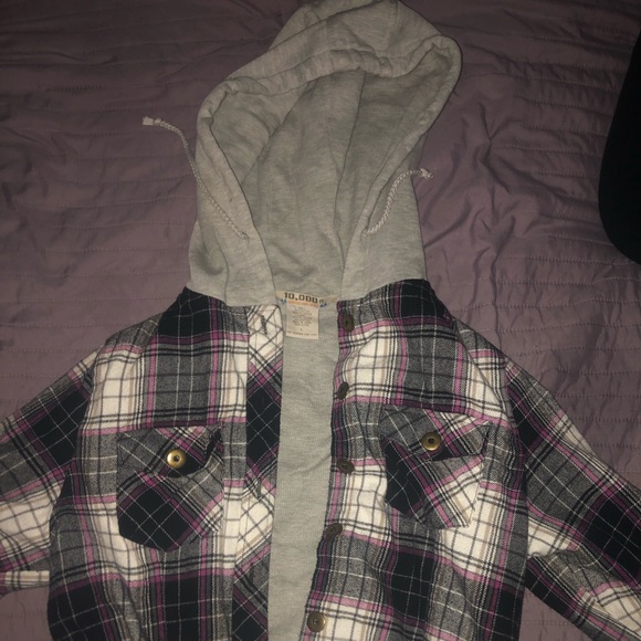 Hooded Button up sweatshirt - Picture 1 of 4